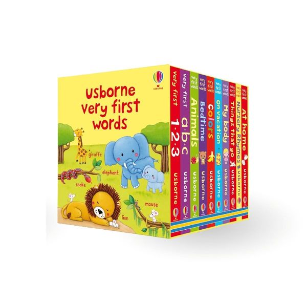 Usborne Very First Words Collection 10 Books Box Set – Bambino and